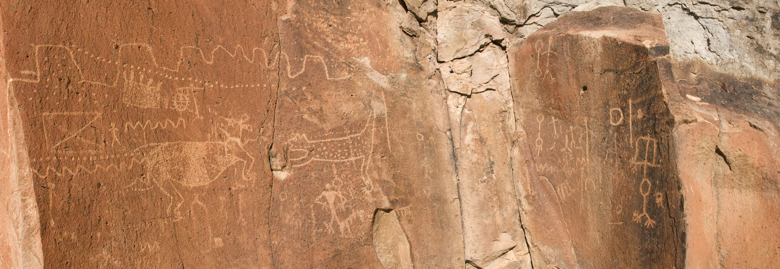 Jaguar Petroglyph Panorama