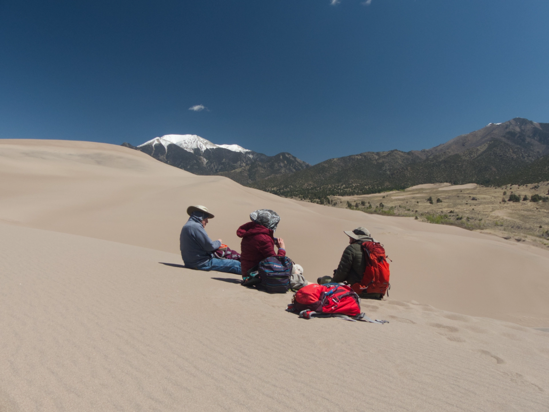 picnic on the dunes