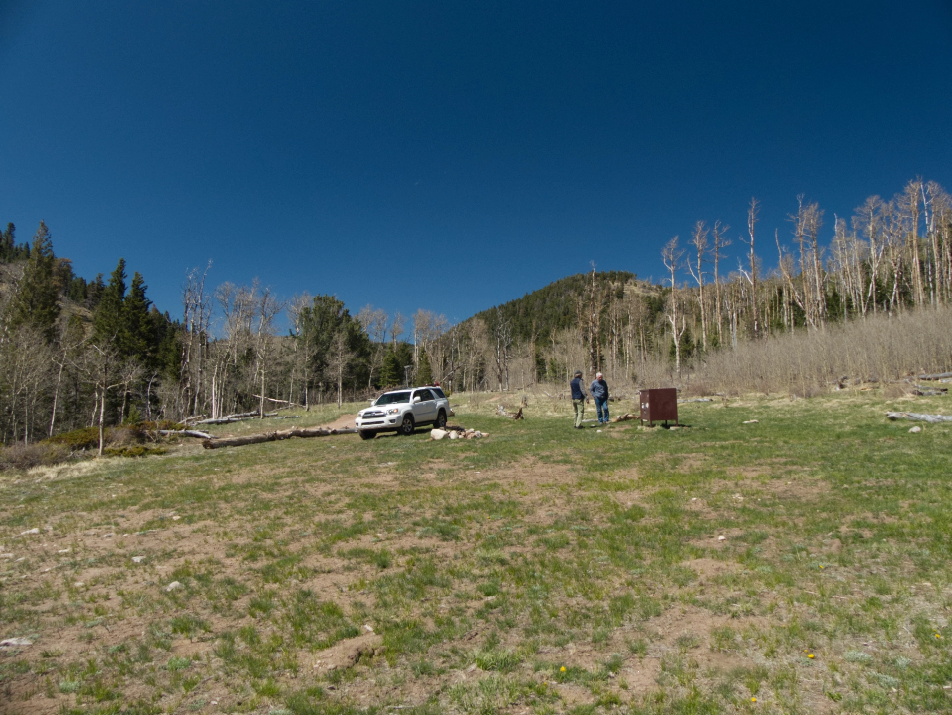campsite near the top of Medano Pass