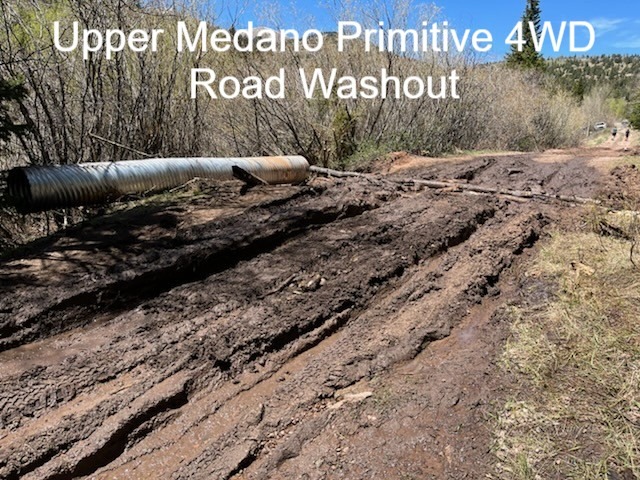 deep mud on Medano Pass