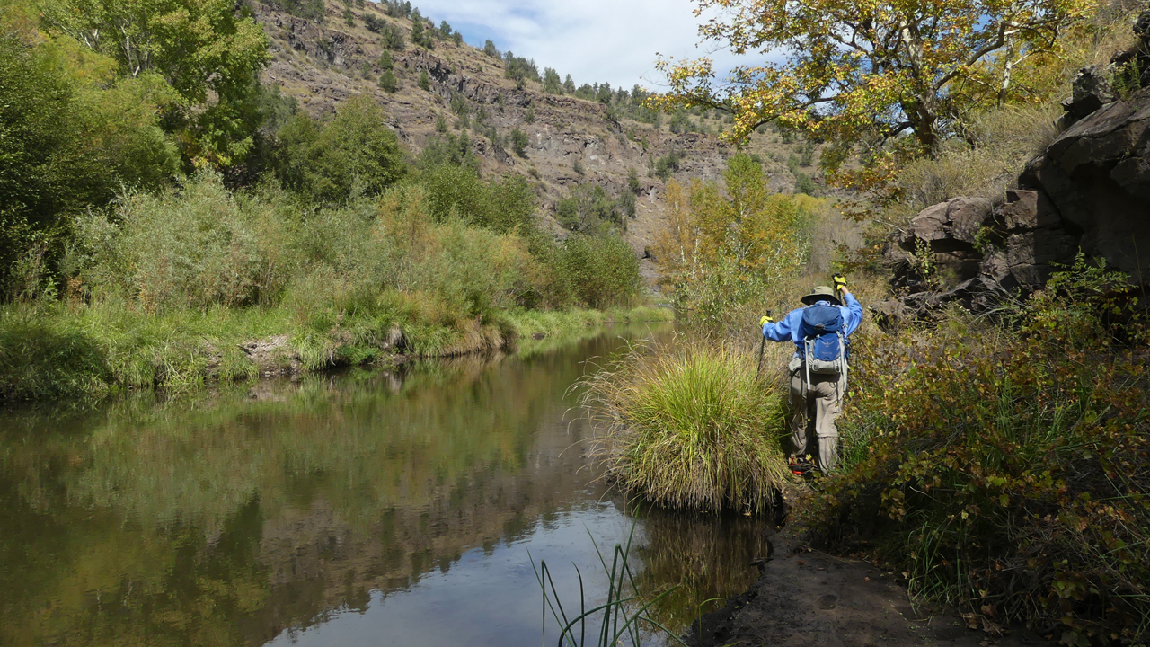 heading upstream