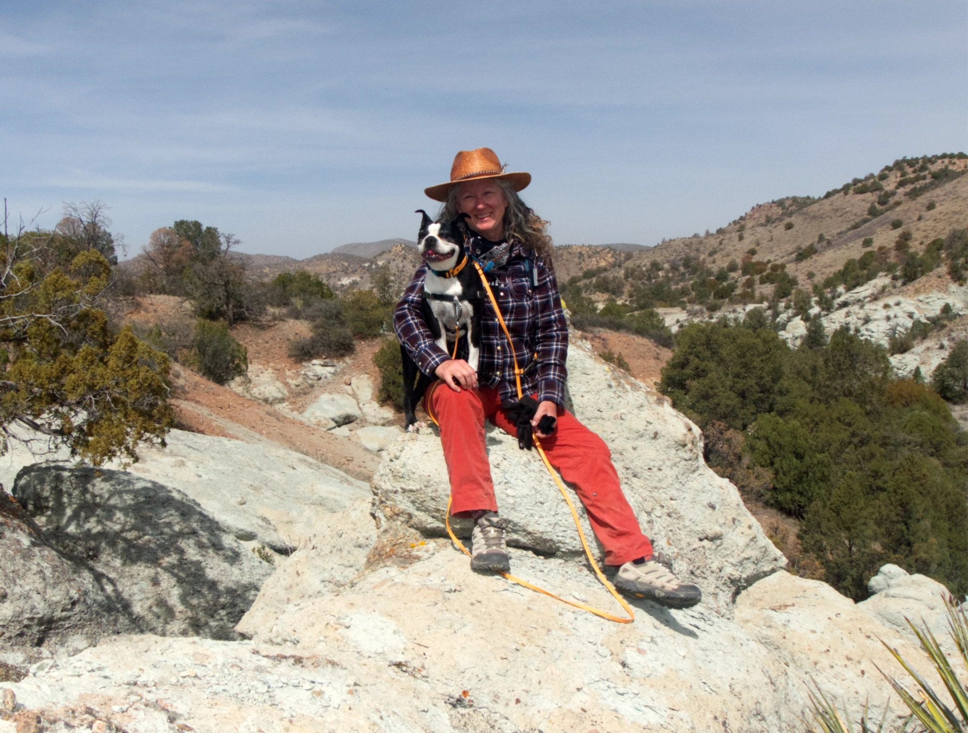 Debra and Lucie grinning