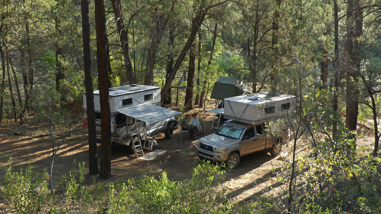 creekside campsite
