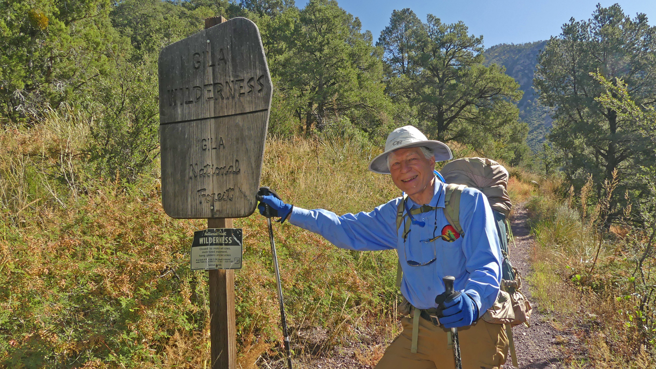 Gila Wilderness sign