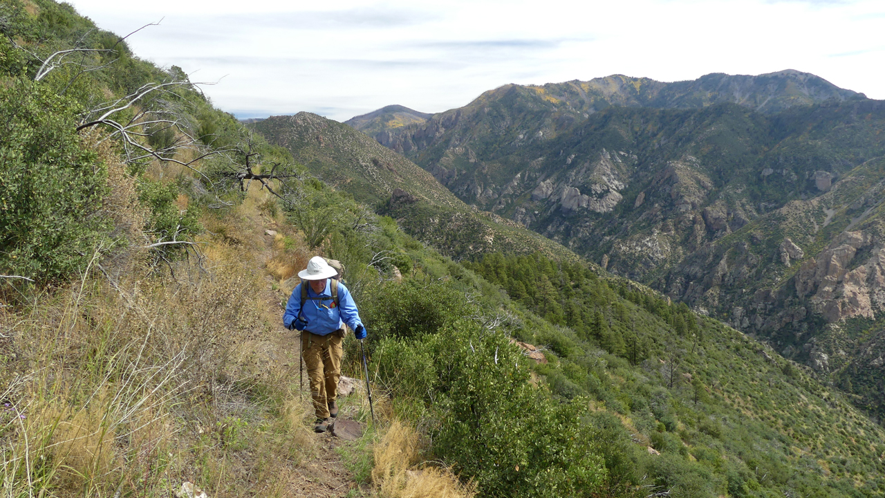 big climb out of Dry Creek