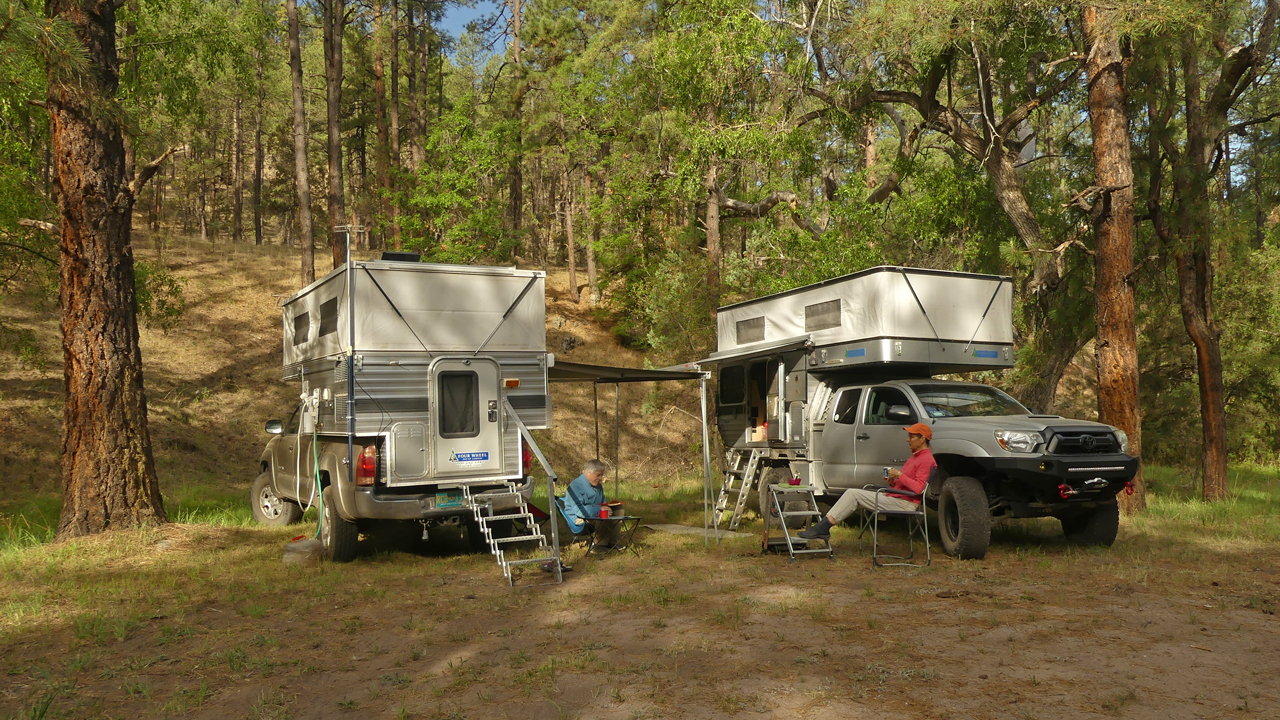 campsite close-up