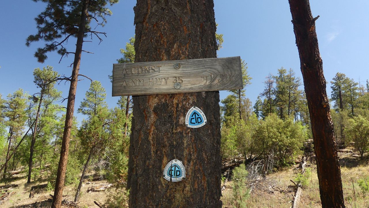 CDT trail sign