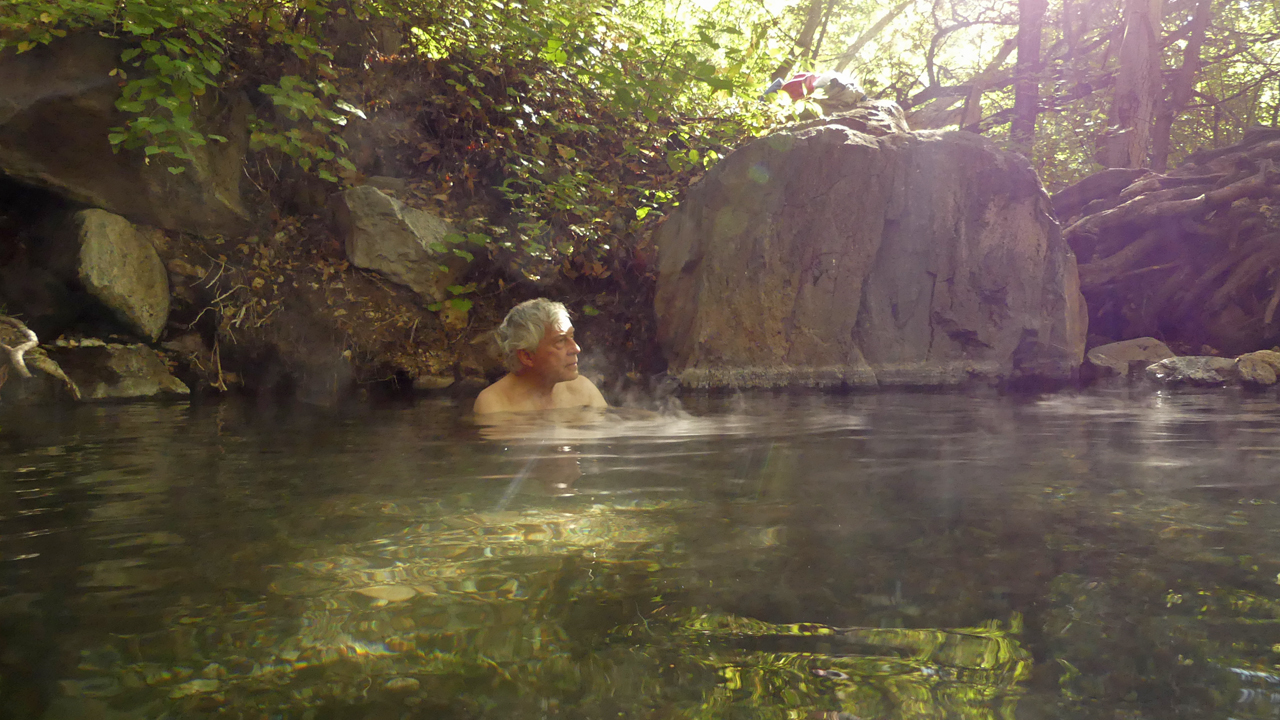 Dennis in the warm springs