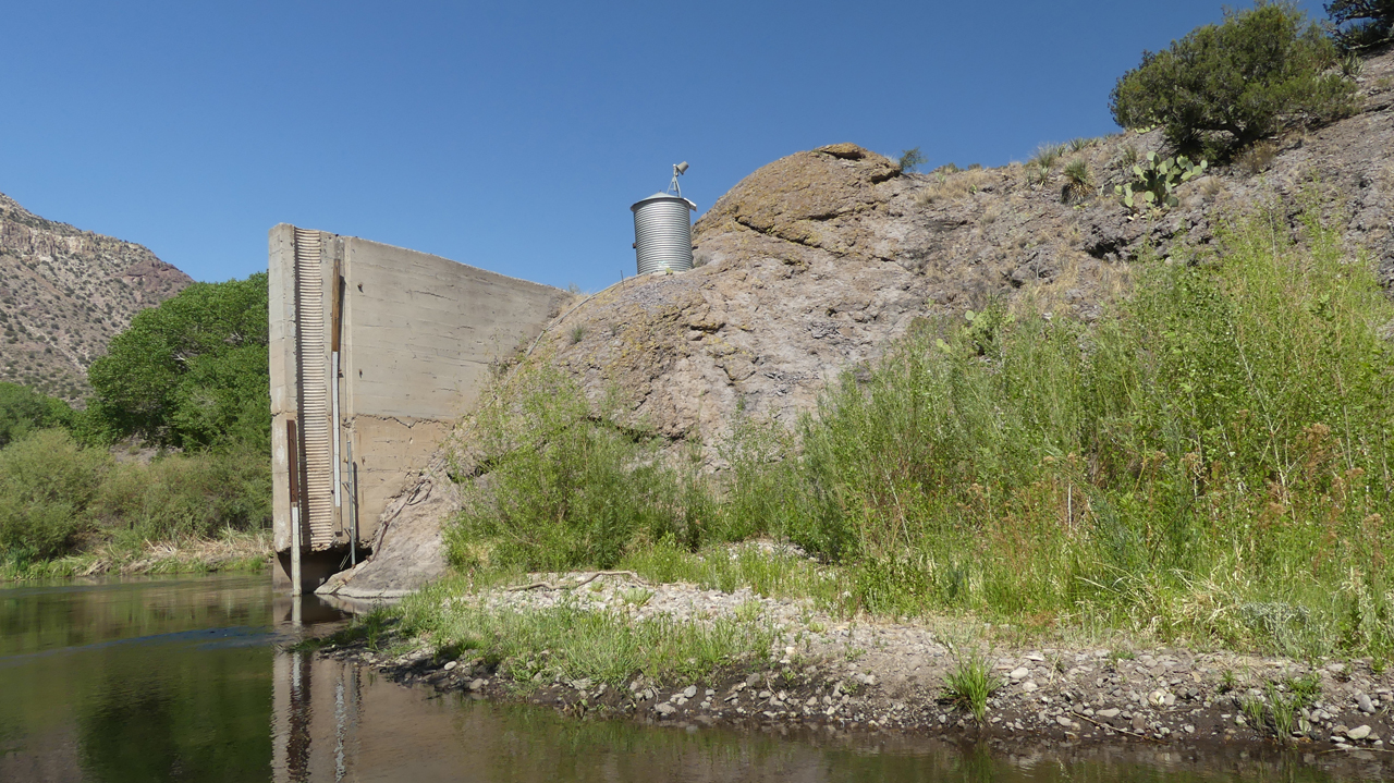 Gila River gauging station