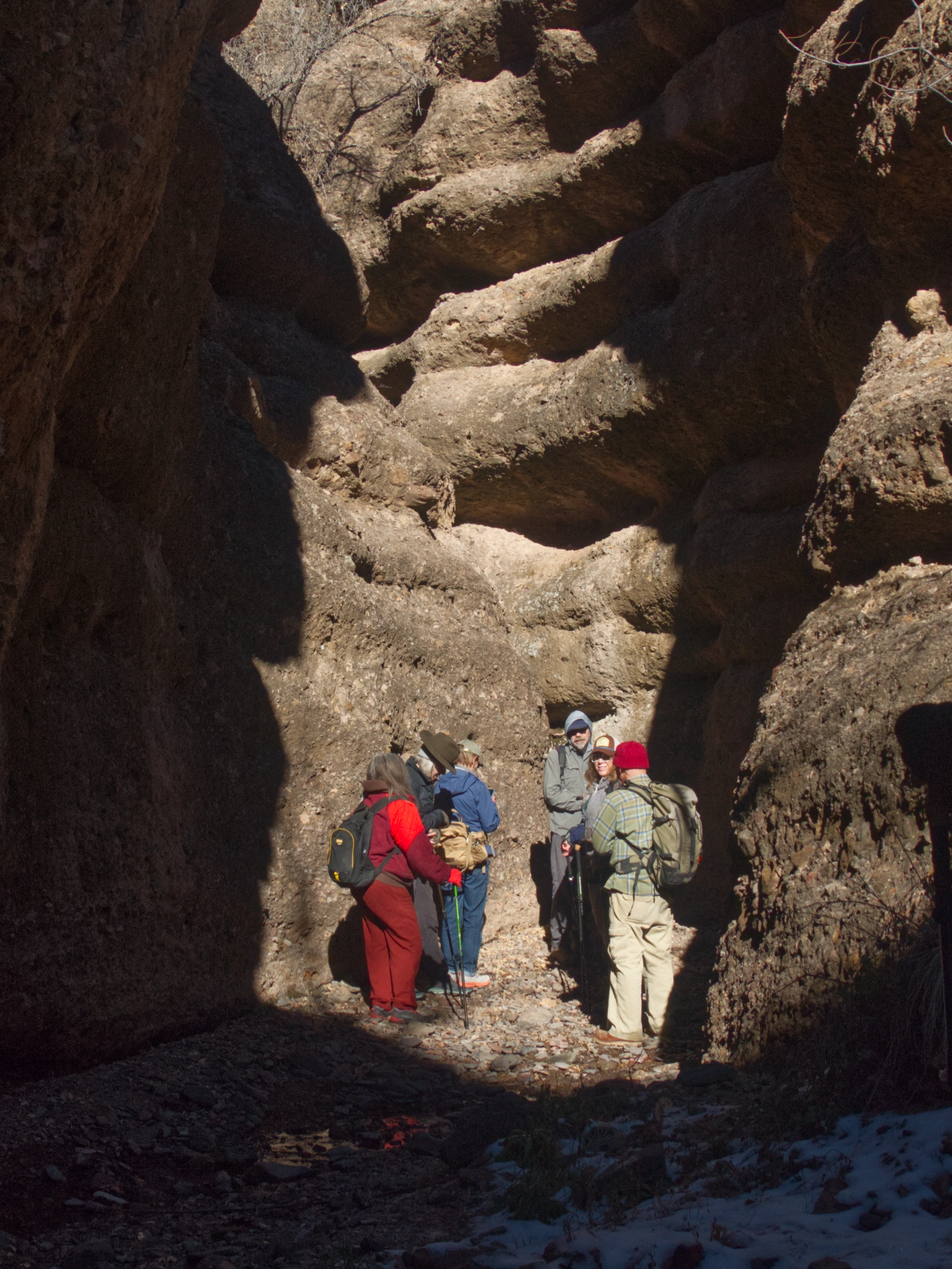 shaft of light in a canyon