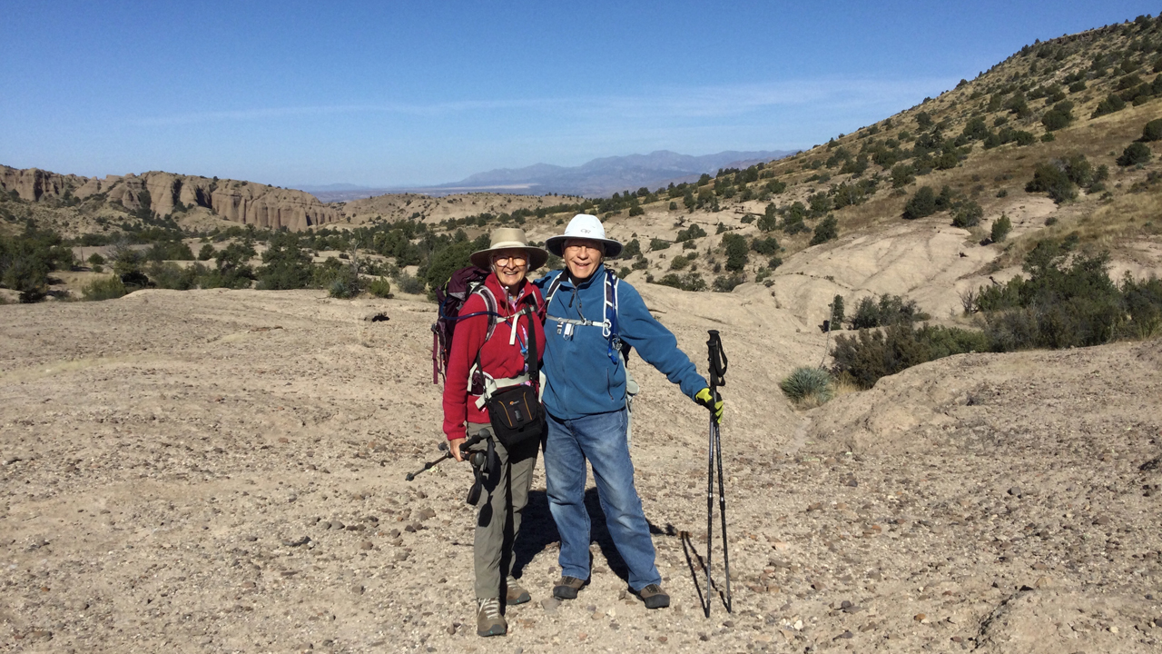 Dennis and me on the mesa