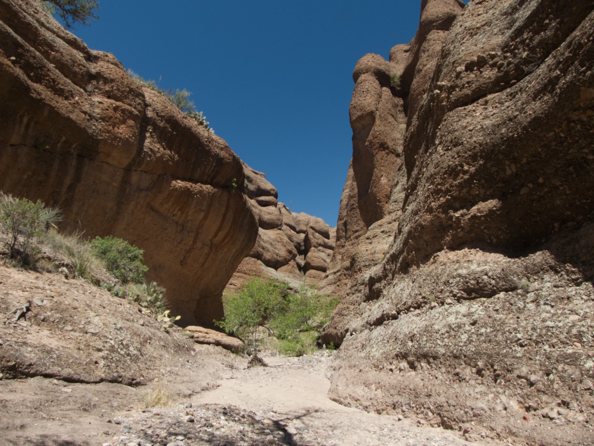 steep stone canyon walls