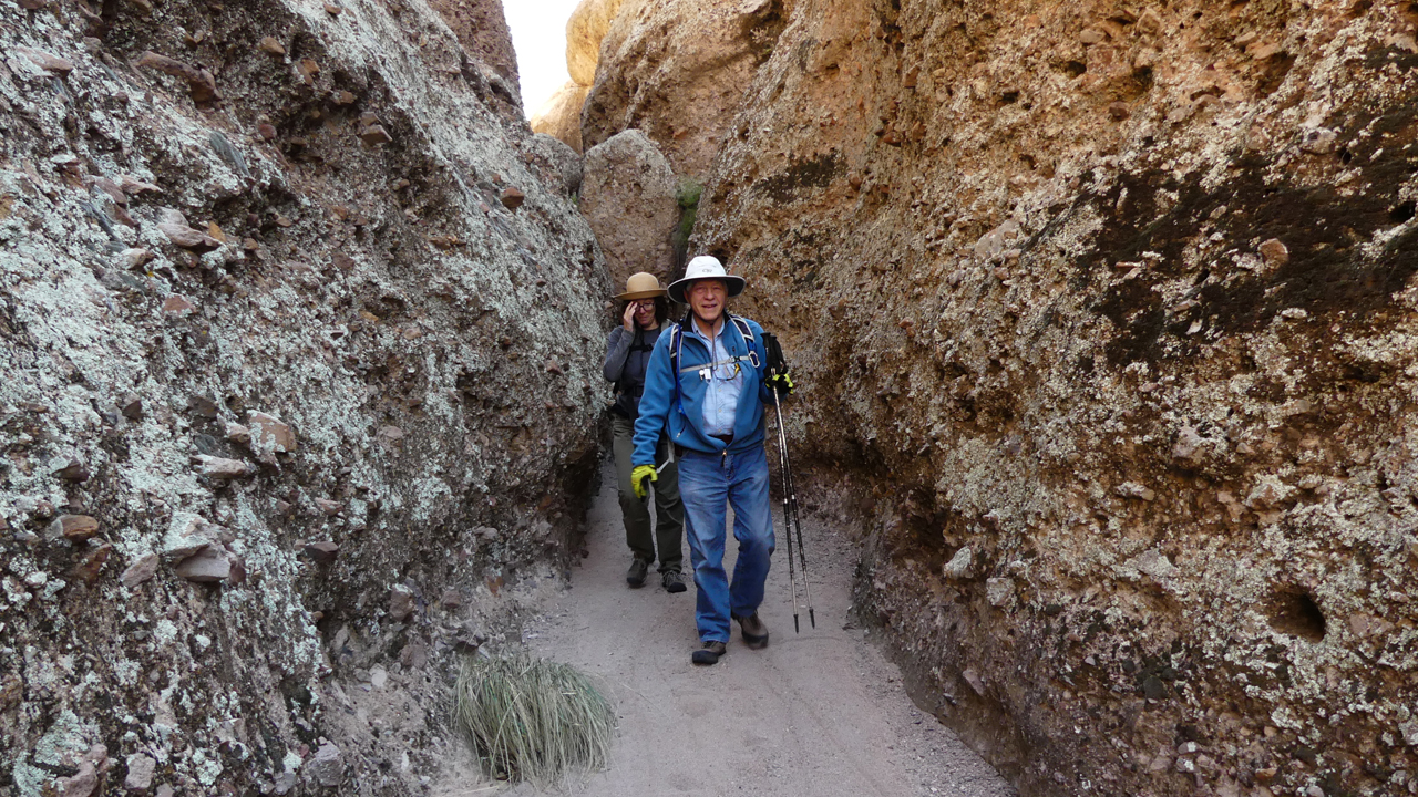 Dennis and Susan emerging from the slot