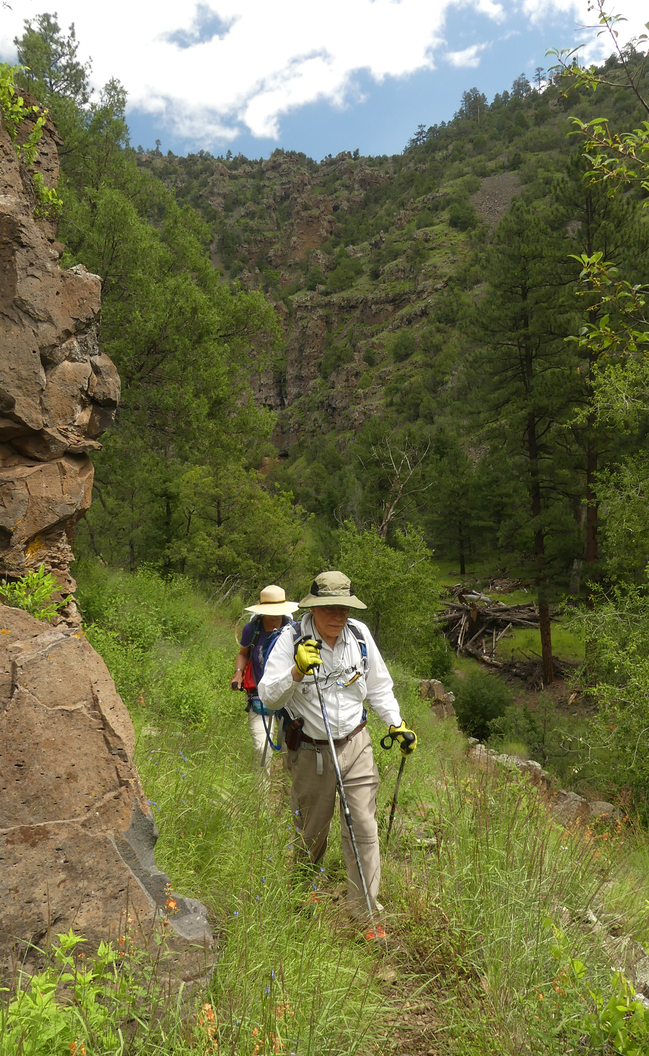 cliff above the Middle Fork