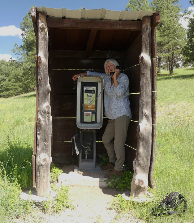 old phone booth