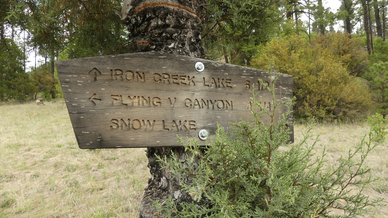 trail sign