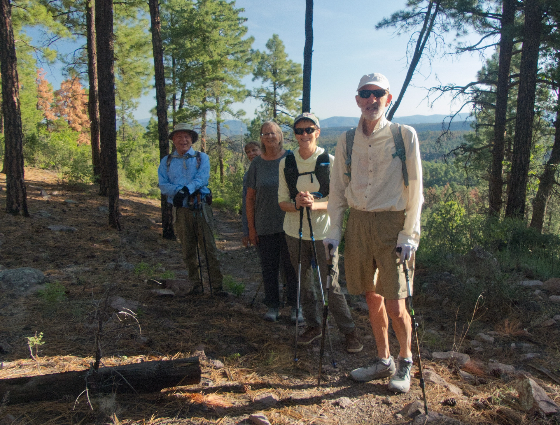 hikers taking a break