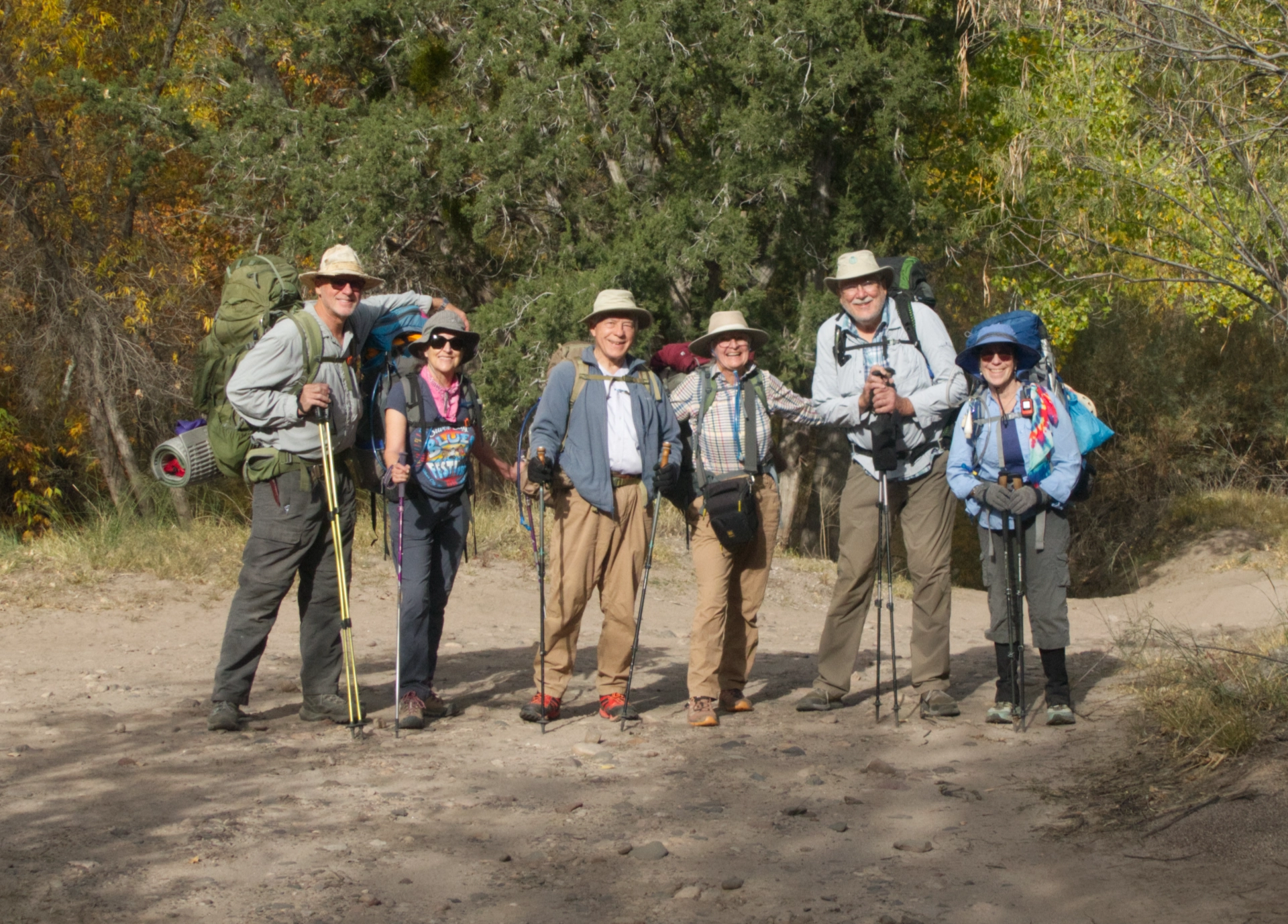 our group heading out in the morning