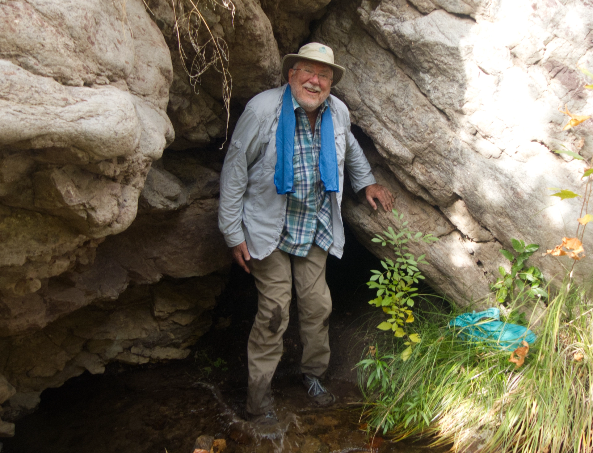 Curtiss emerging from the tunnel