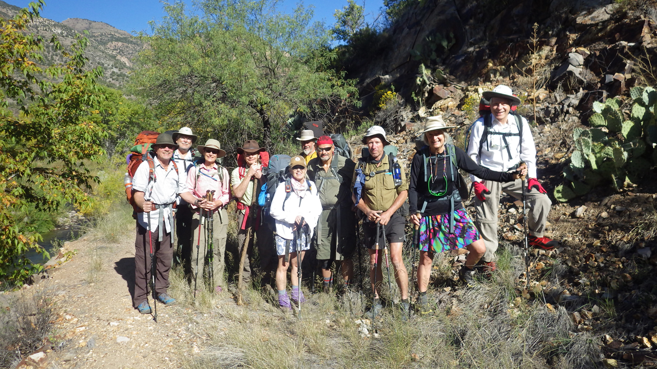 old school backpackers