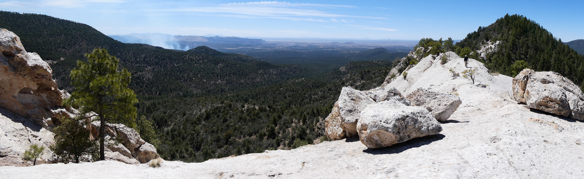 panoramic view from the ridge