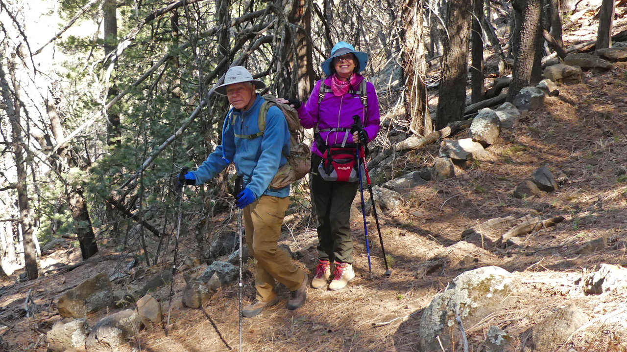 happy hikers