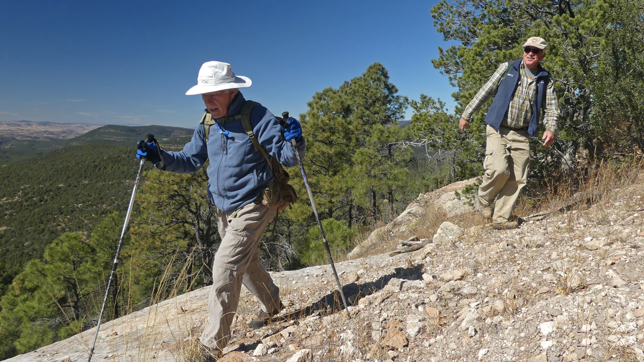 Dennis and Burt near the top