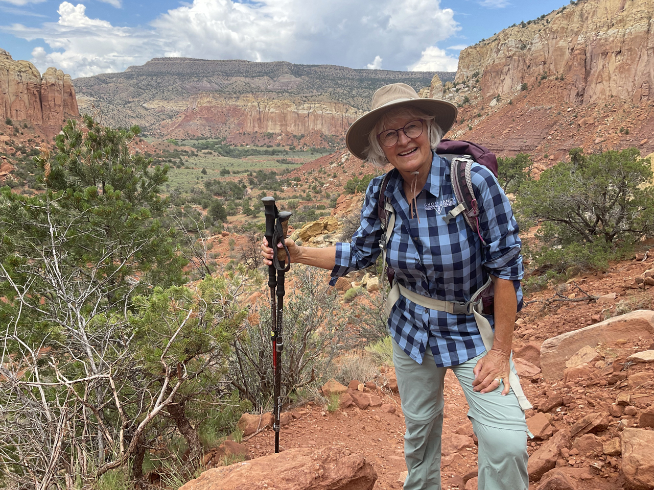 me in my new Ghost Ranch shirt