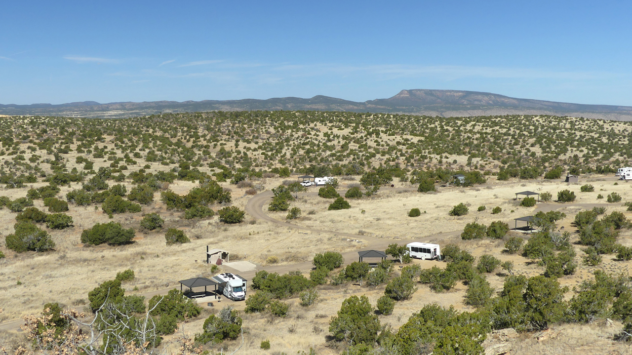 campground from above