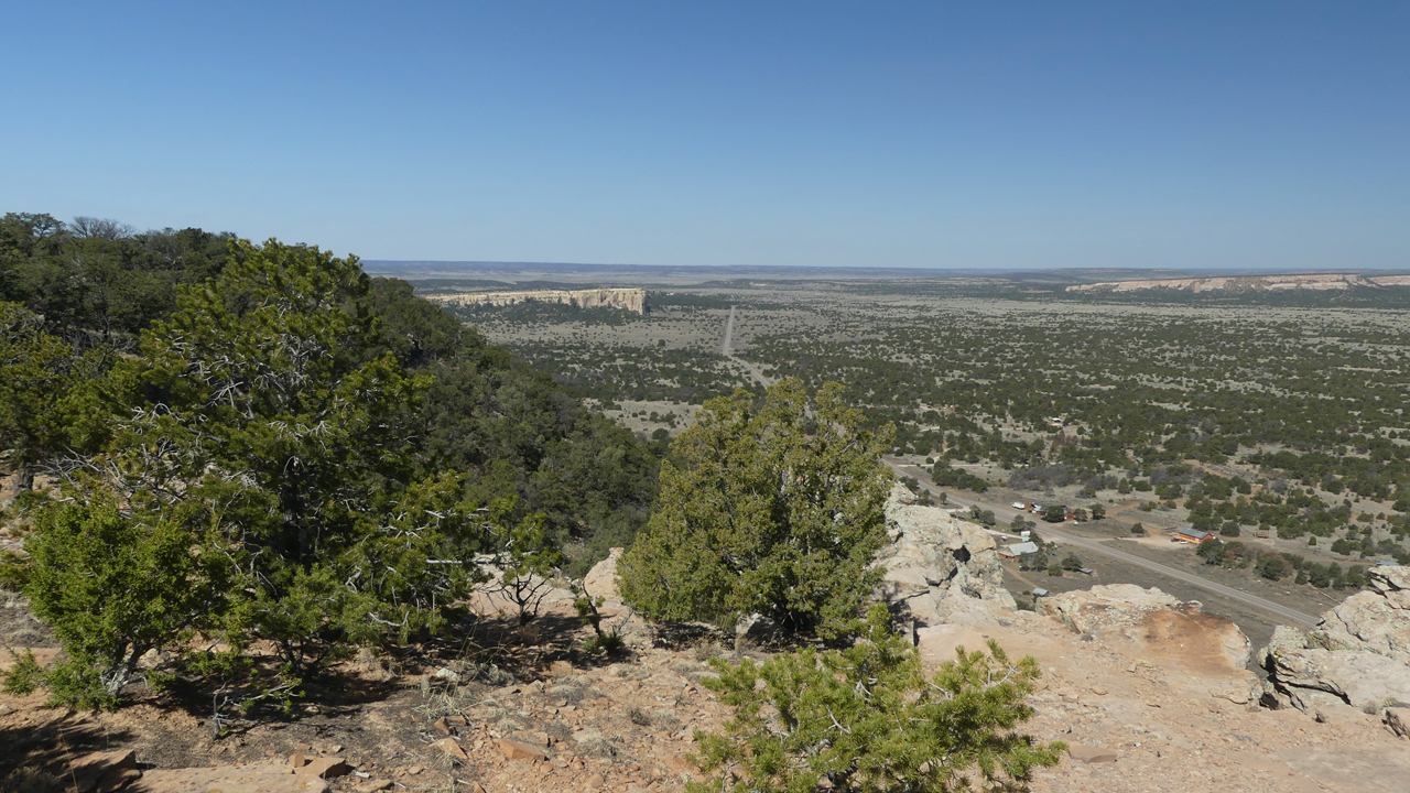 view toward El Morro