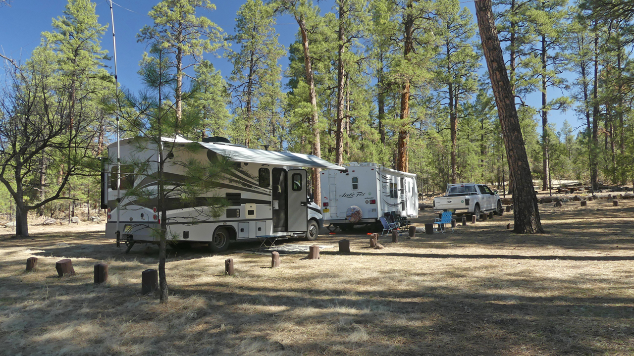 our rigs at Pueblo Park