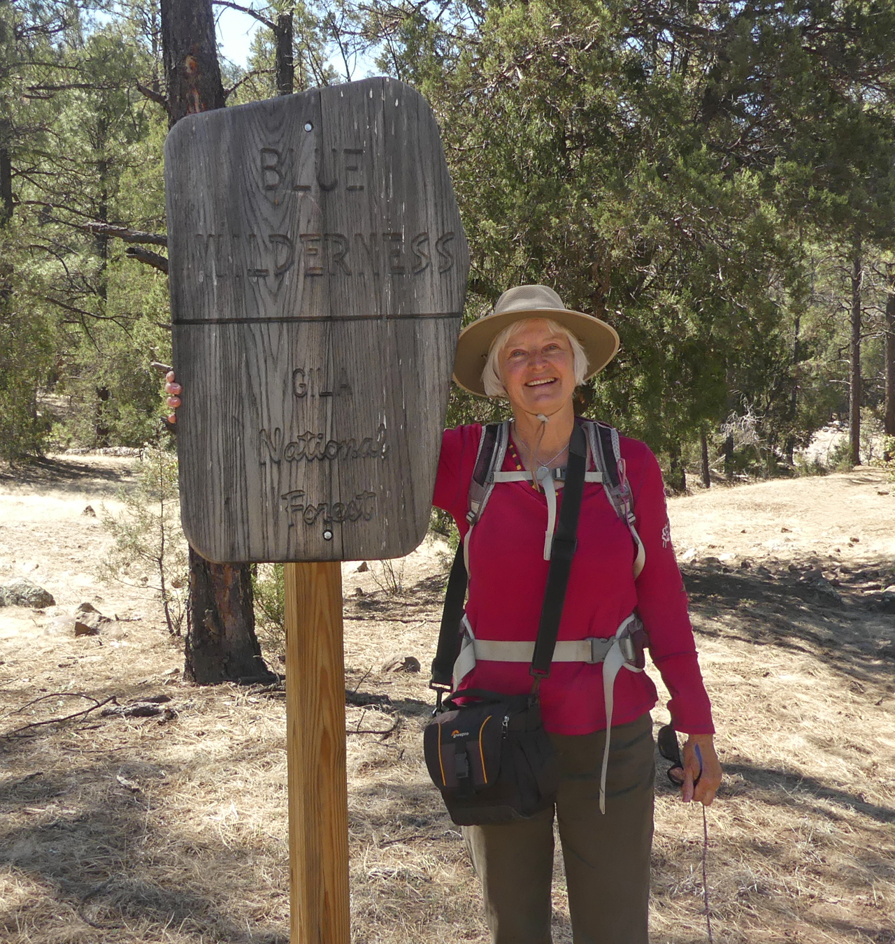 me at the trailhead