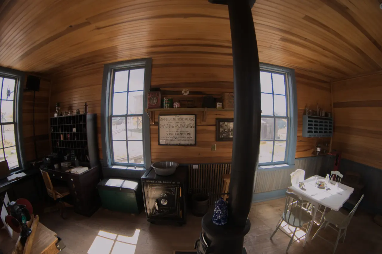 Osier depot interior fisheye