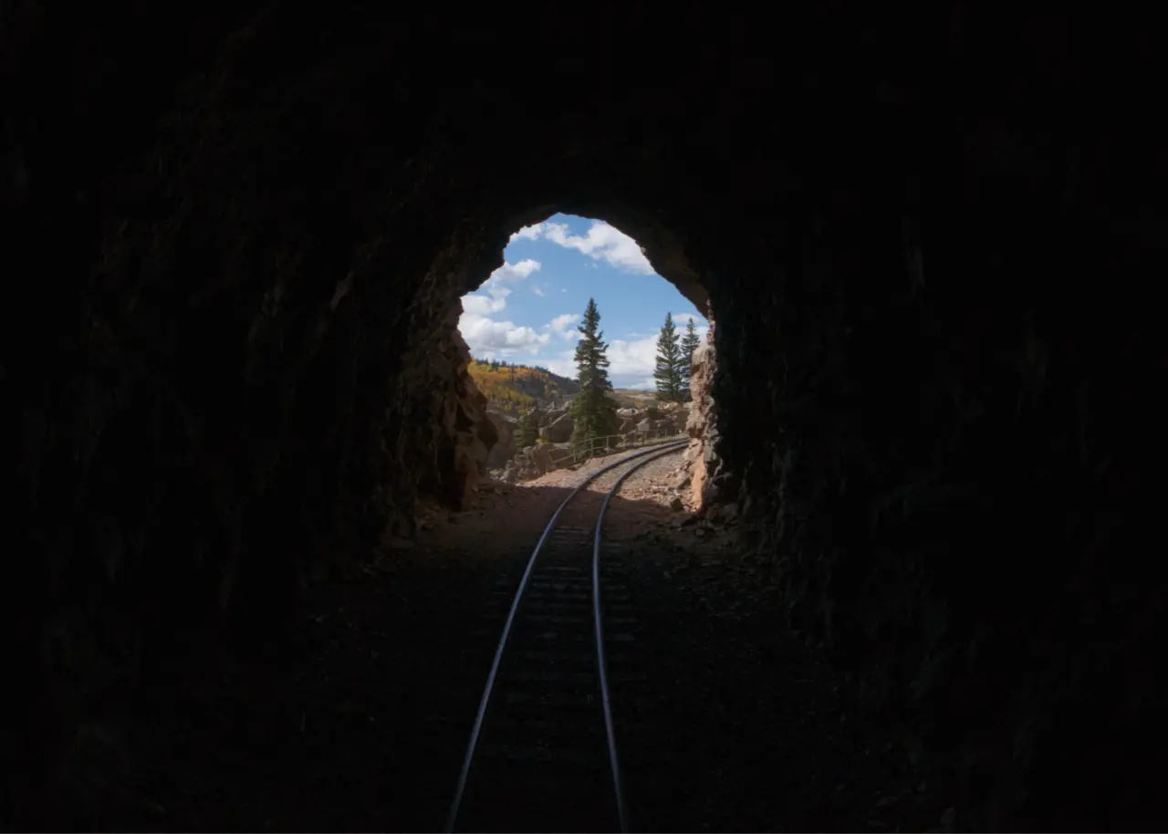 Reentering Rock Tunnel