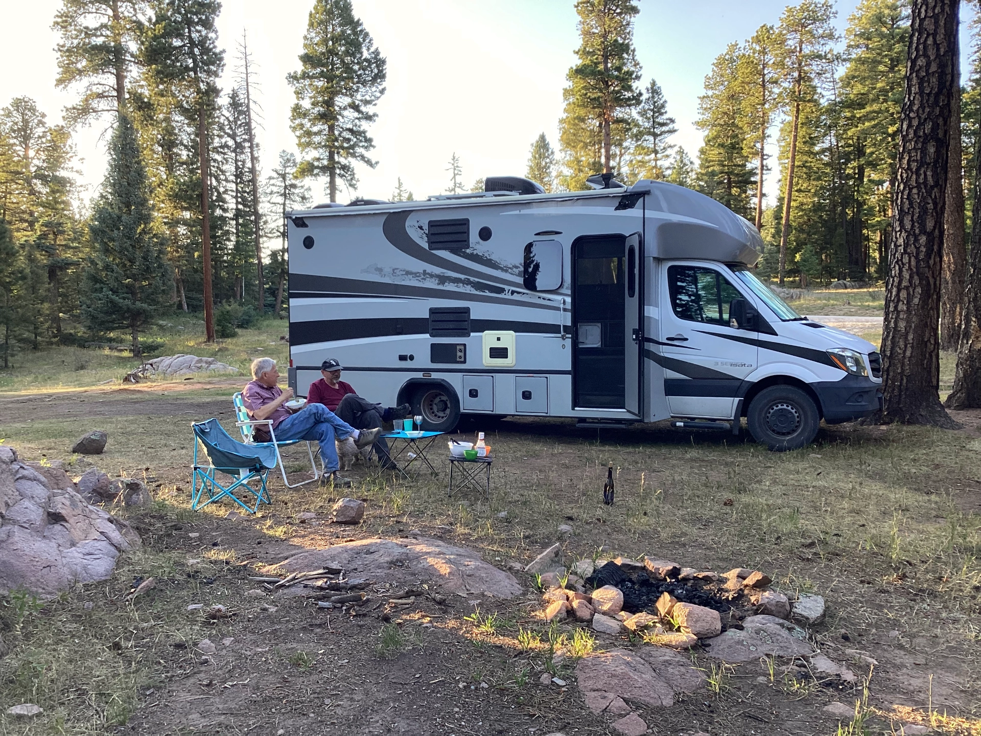 Camping near San Gregorio Reservoir