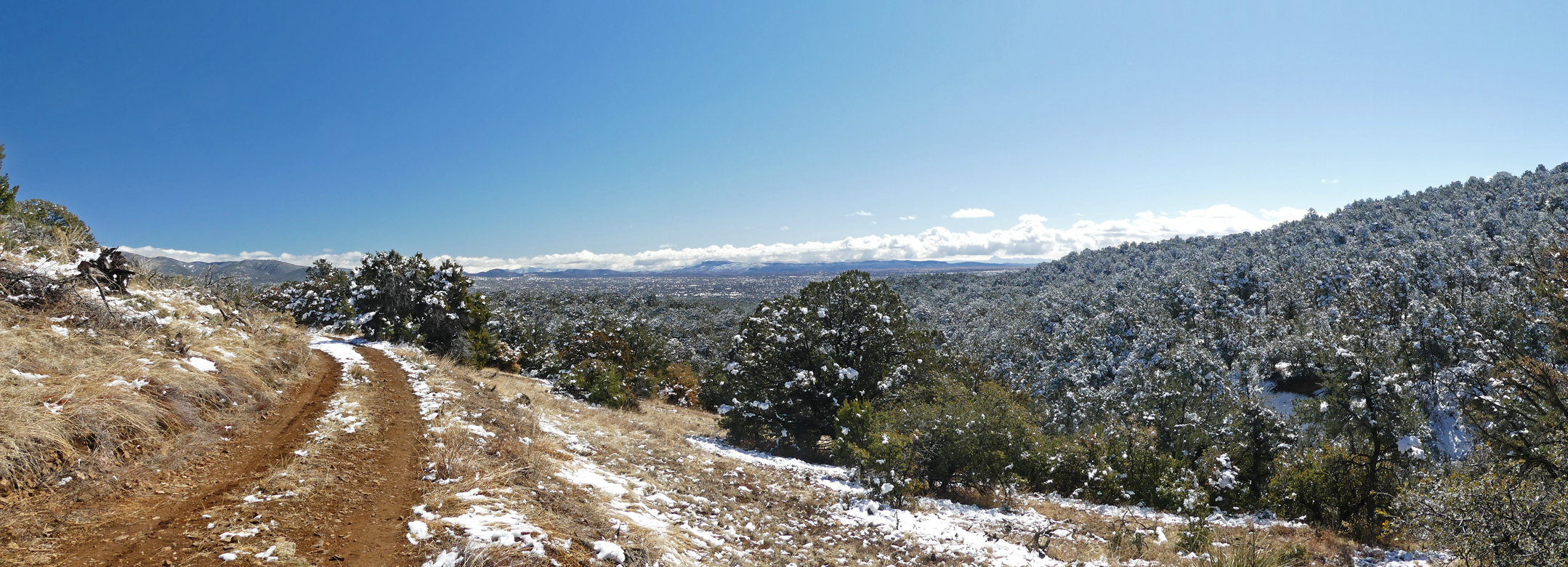 looking across the valley to Silver City