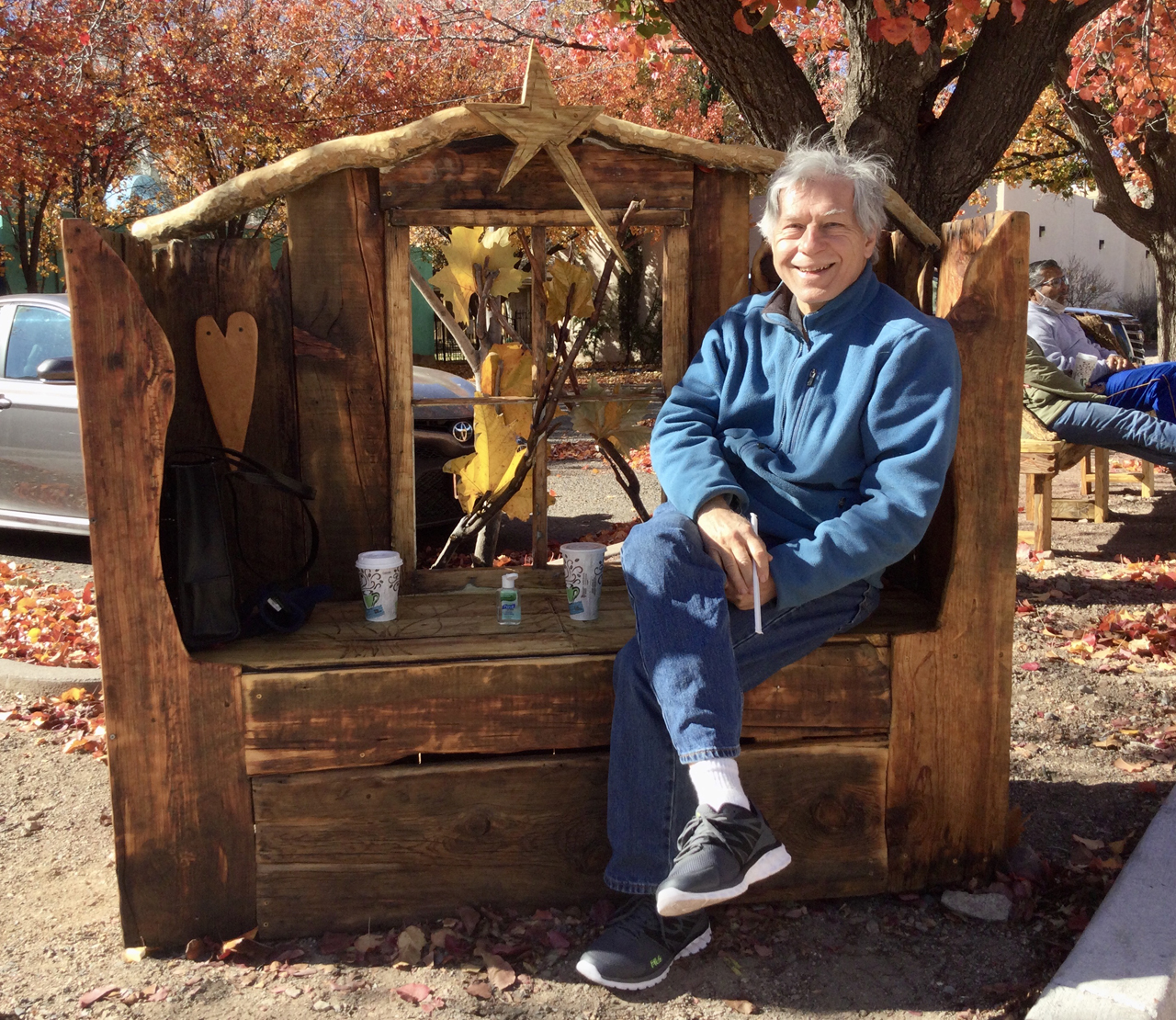 Decorative bench at Tranquilbuxx