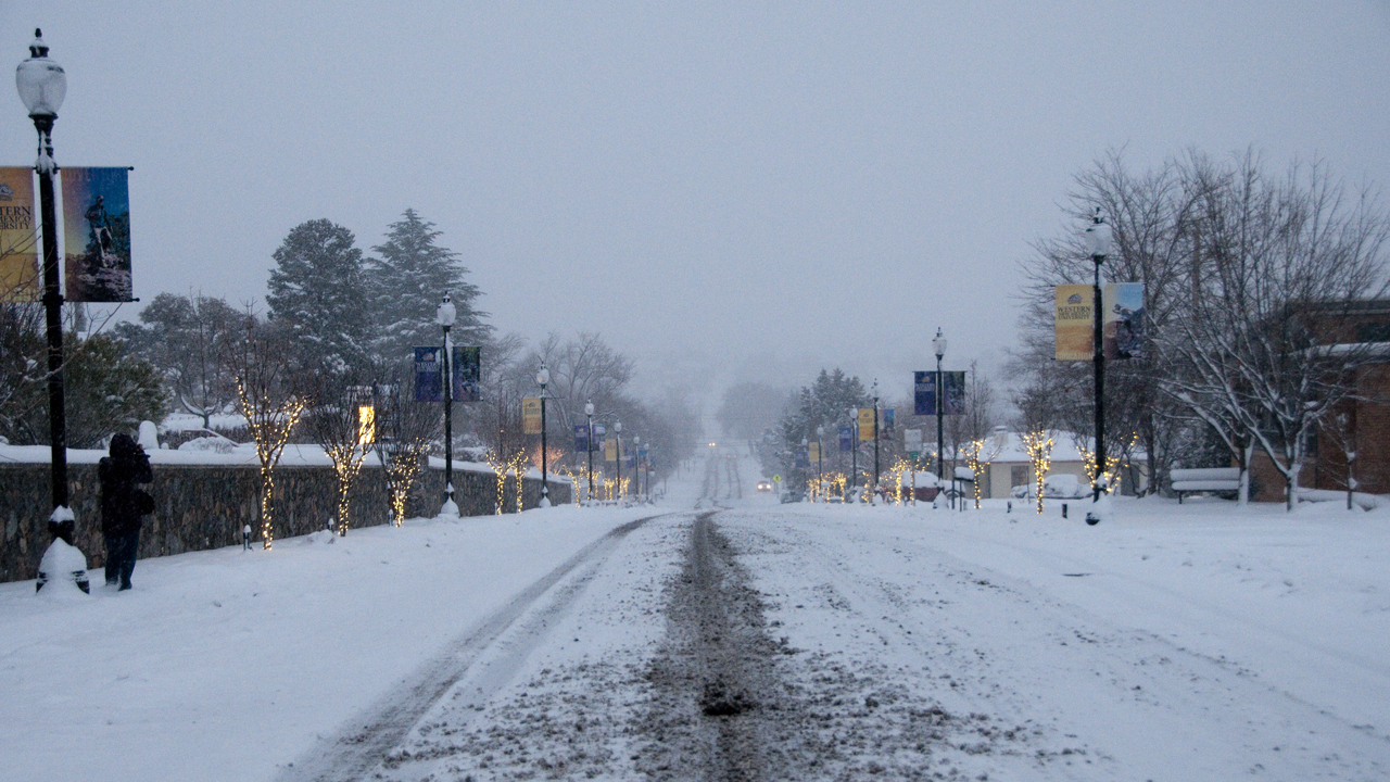 College Street in the snow