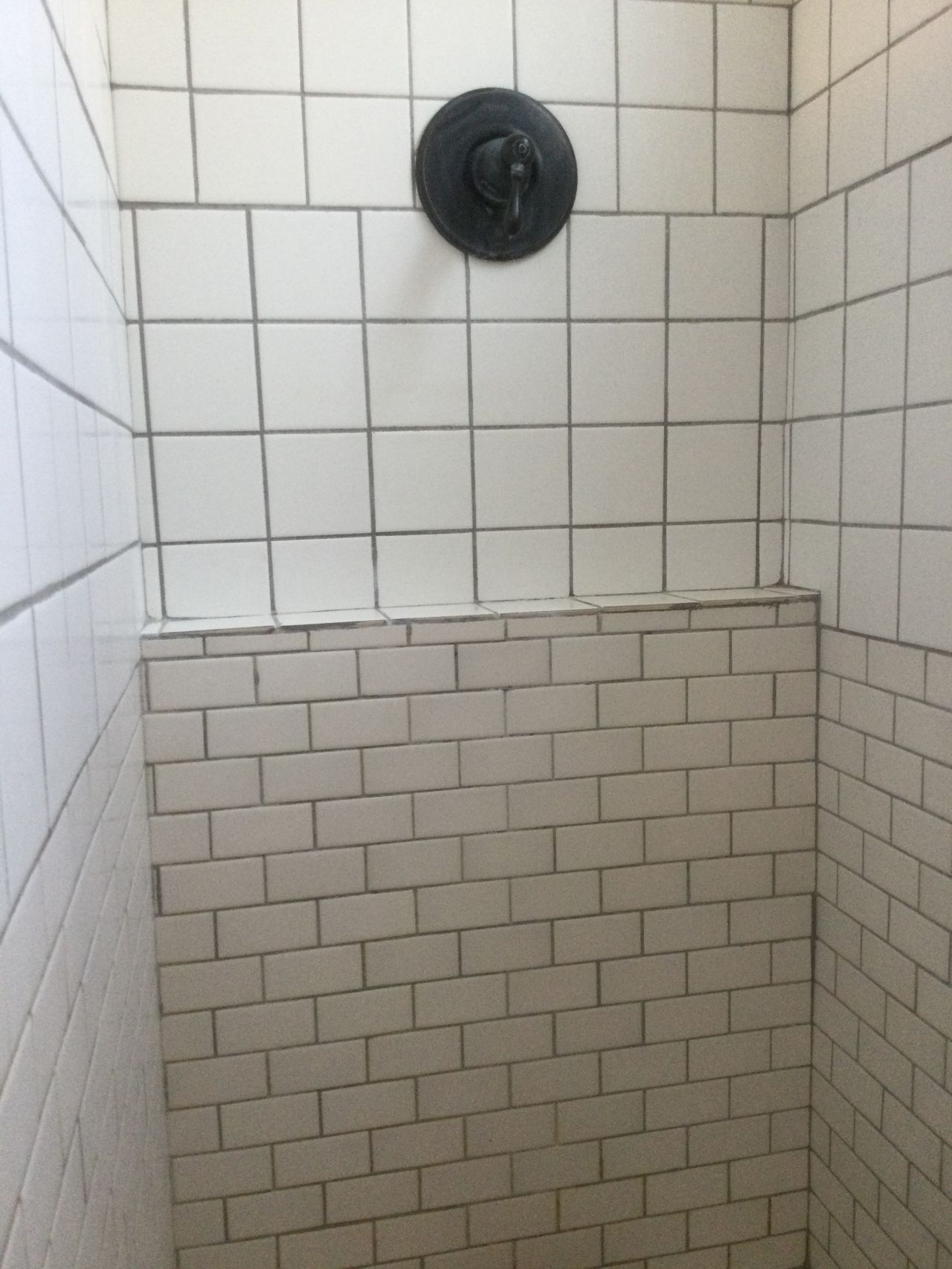 ceramic tile shower stall