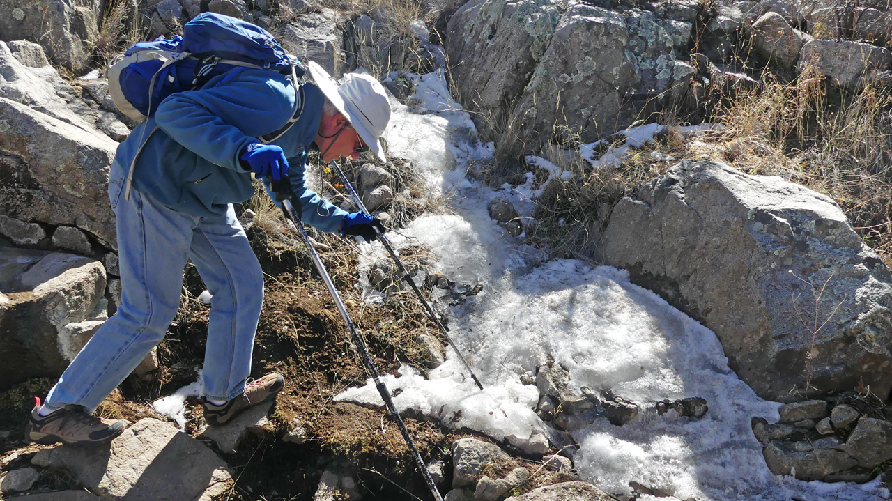 frozen stream