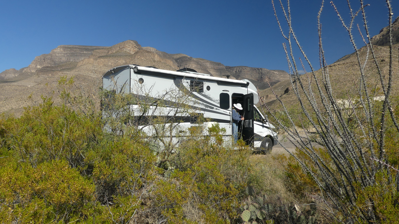 campsite at Oliver Lee SP