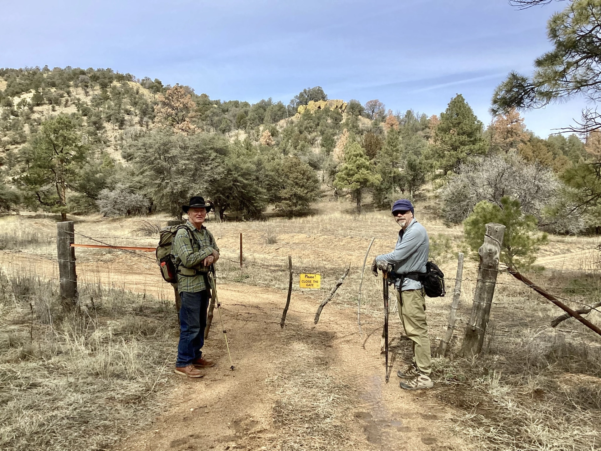 gate at halfway point
