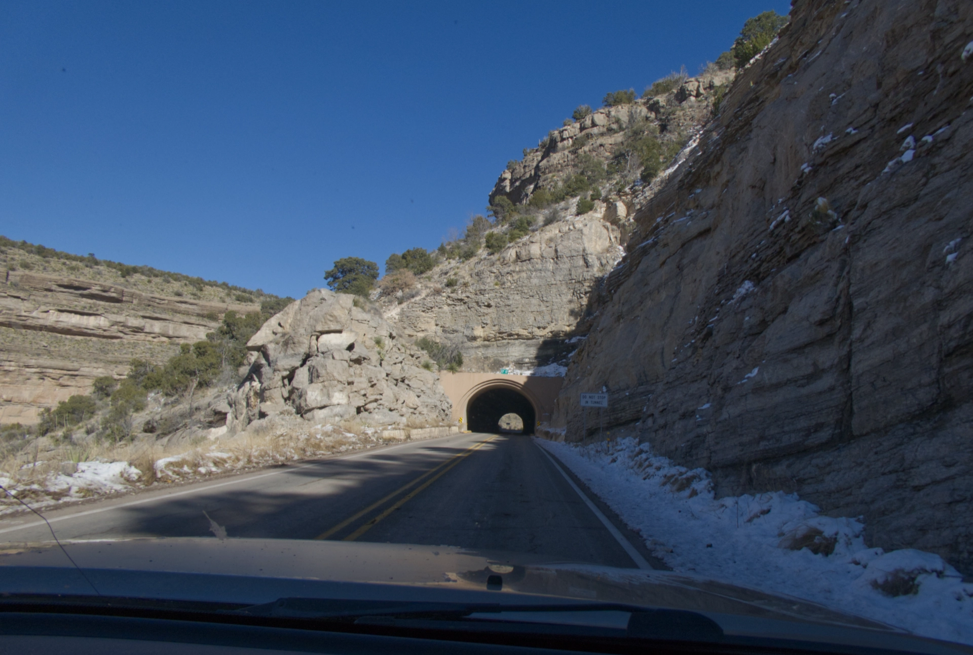 tunnel on US 82