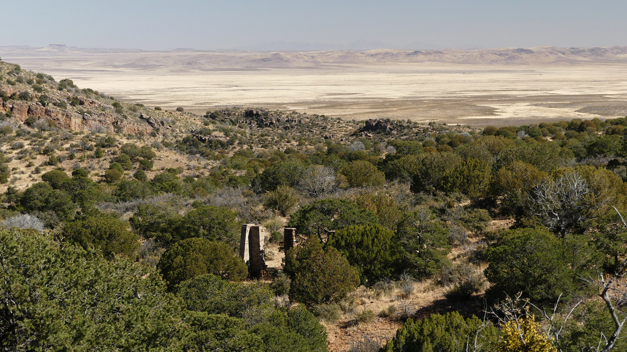 large stone columns