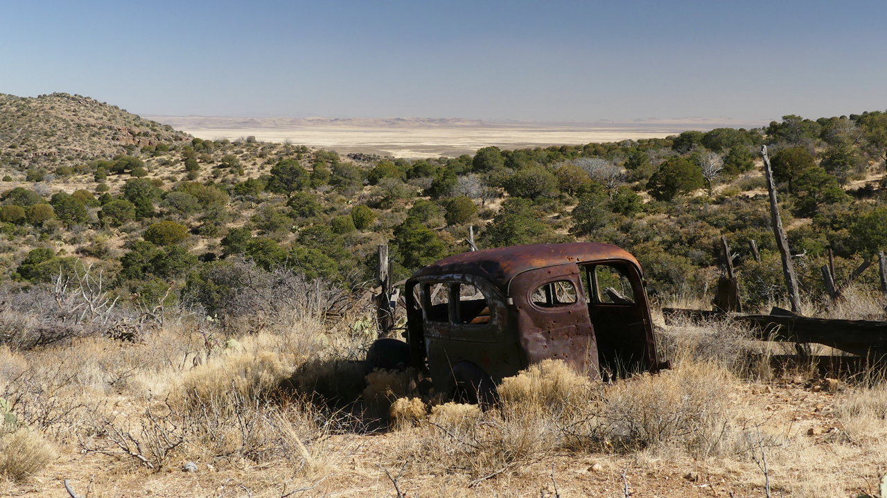 old rusty truck