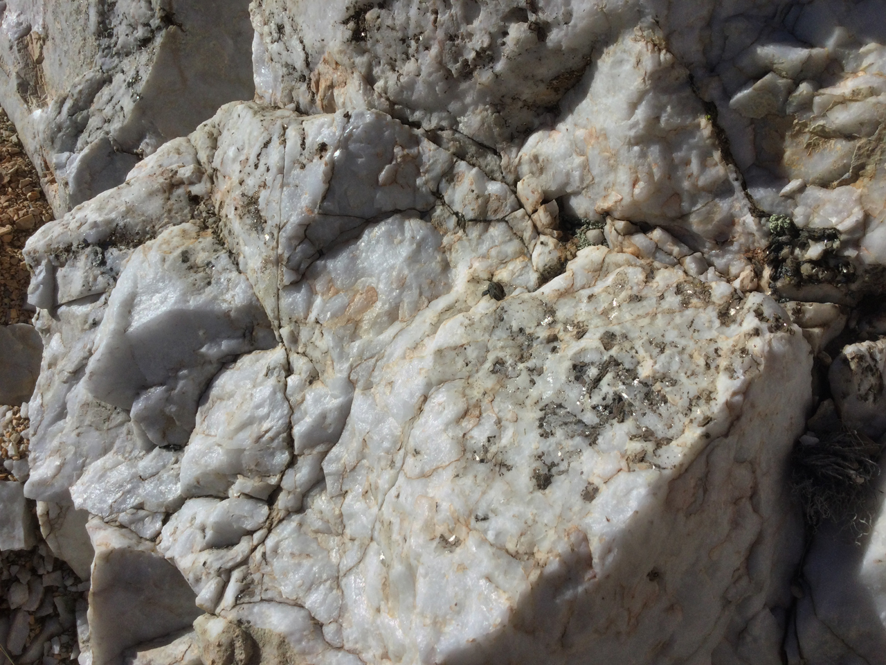 huge chunk of quartz