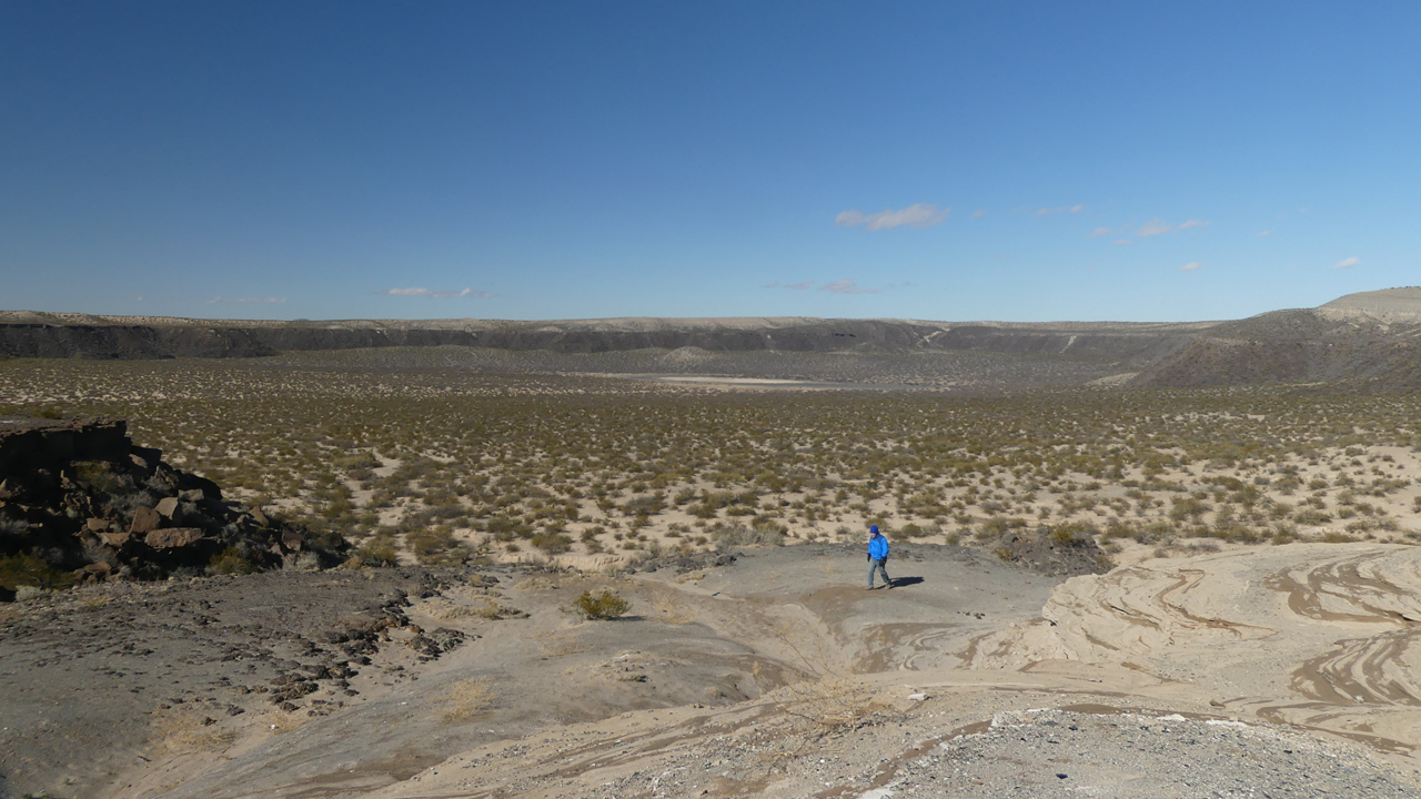 Looking across Kilbourne Hole