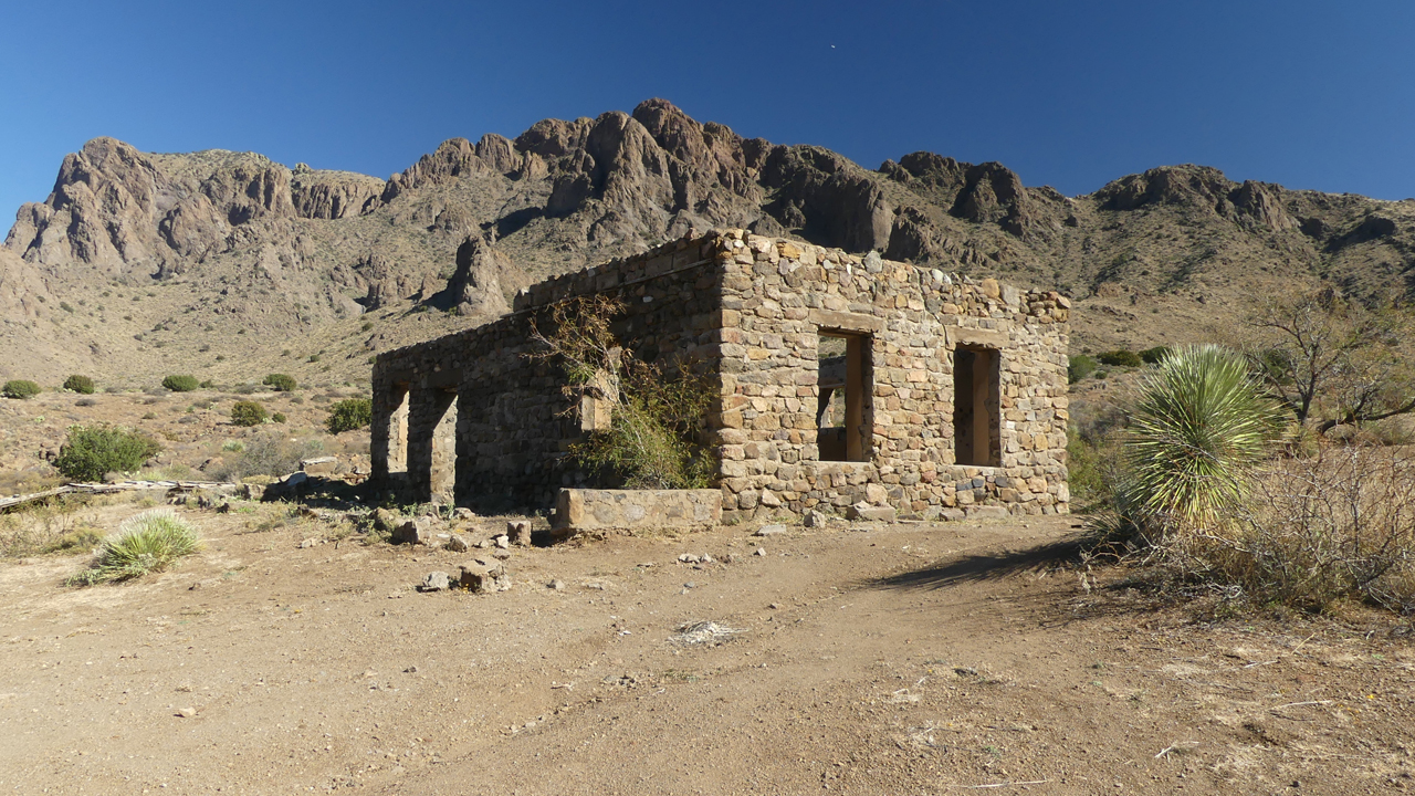 stone building, Mahoney Park