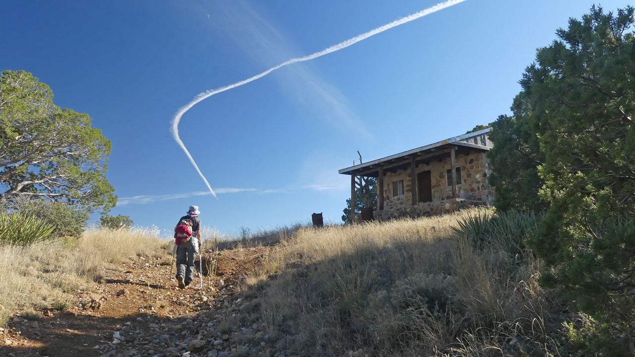 stone cabin above Mahoney Park