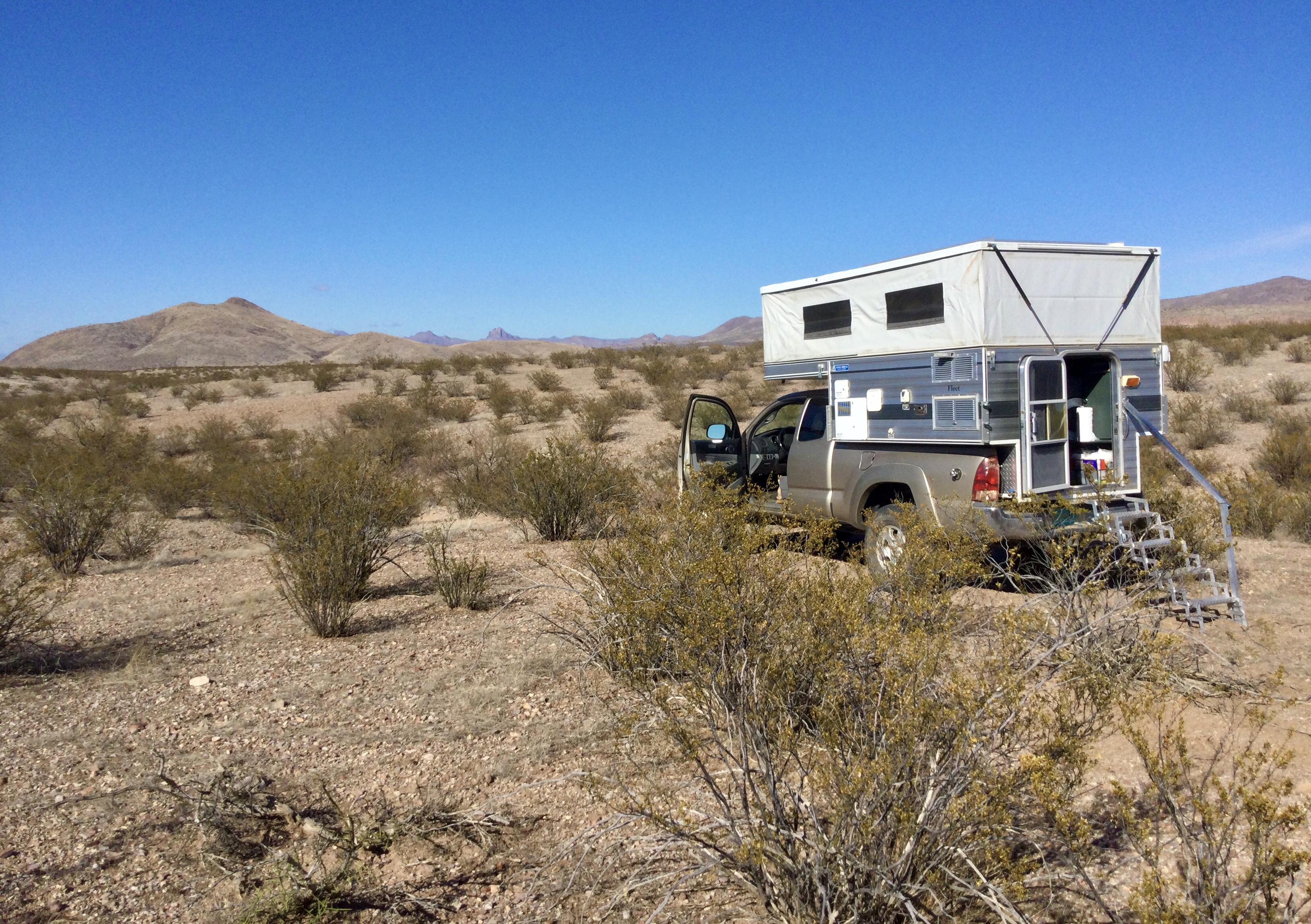 first night campsite